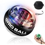 Gyroball poignet exercice boule d�marrage automatique 5 niveaux de r�sistance contr�le de la lumi�re ...
