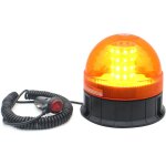 Gyrophare led magnetique orange 3 modes 12v 24v girophare led vehicule pour camion voiture chariot lvateur ...