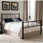 H. j wedoo - lit simple, cadre de lit en métal, pour matelas de 90 x 190 cm, pour adultes, enfants, pour ... H. j wedoo - lit simple, cadre de lit en métal, pour matelas de 90 x 190 cm, pour adultes, enfants, pour ...