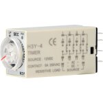 H3y - 4 minuterie relais temporis� minuterie de retard minuterie de mise sous tension 12vdc 12 relais ...
