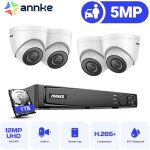 H500 poe tower kit de vidosurveillance 6mp nvr 4x 5mp camras ip systme de camra extrieure, exir ...