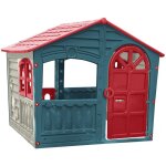 Cabane enfant en plastique  fun  - 140 x 111 x 115 cm - bleu
