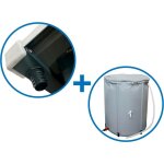Gouttire 7  13 m2 + rcuprateur d'eau pour abri de jardin