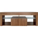 Habitat et jardin - meuble tv design bois 'hugo' - 140 x 40 x 50 cm - marron