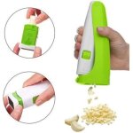 Hachoir manuel, vanyda coupe ail � pression, cube avec poign�e pour ail, ustensiles de cuisine multifonctionne ...