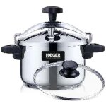 Haeger inox plus autocuiseur 4l inox capacit�