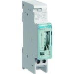 Hager - interrupteur horaire �lectrom�canique compact 1 voie sur 24 heures sans r�serve eh010