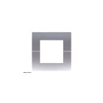 Plaque 2 modules systo hager finition: titane