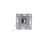 Prise hdmi traversante hager kallysta