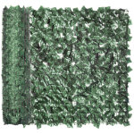 Haie artificielle 300x100cm cm brise vue cl�ture de lierre artificiel intimit� support en tissu maill� ...