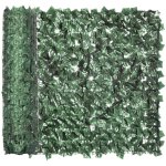 Haie artificielle 300x100cm - plante brise - vue vert fonc� pour jardin et terrasse, r�sistante aux uv ...
