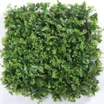 Haie artificielle 50 cm x 50 cm, protection et intimit� pour jardin, toile de fond murale en gazon synth�tique ...