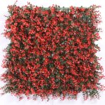 Haie artificielle 50 cm x 50 cm, protection et intimit� pour jardin, toile de fond murale en gazon synth�tique ...