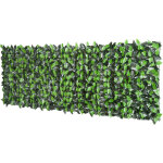 Haie artificielle feuilles de laurier - treillis extensible - brise - vue canisse vgtale feuillage ...