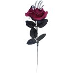 Halloween main os unique fausse fleur simulation fleur noir, faux bouquets de roses en soie noir (x) Halloween main os unique fausse fleur simulation fleur noir, faux bouquets de roses en soie noir (x)