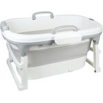 Haloyo - baignoire b�b� avec indicateur de temp�rature pour b�b�s jusqu'� 2 ans 99x62x52, 9cm gris