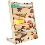 Haloyo� �tag�re � 6 niveaux pour livres, biblioth�que pour enfants avec poche, pour chambre d?enfant, ...