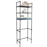 Haloyo� �tag�re de toilette, support de rangement de toilette � 3 niveaux, meuble �tag�re dessus wc, ...