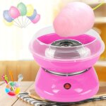 Haloyo machine  barbe  papa lectrique, cadeau de fte de famille d'anniversaire, rose