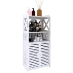 Meuble de salle de bain, meuble bas de salle de bain, �tag�re murale, �tag�re de salle de bain avec portes, ...