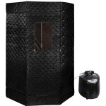 Sauna infrarouge portable - sauna à vapeur pliable - pour amincissement, détoxification - noir Sauna infrarouge portable - sauna à vapeur pliable - pour amincissement, détoxification - noir