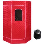 Sauna infrarouge portable - sauna à vapeur pliable - pour amincissement, détoxification - rouge Sauna infrarouge portable - sauna à vapeur pliable - pour amincissement, détoxification - rouge