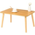 Haloyo� table basse, table de salon moderne minimaliste, assemblage facile, 60x40x32cm, noyer