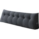 Triangulaire coussin � coins, traversin t�te de lit support arri�re, gros coussin canap�, oreiller cervical ...