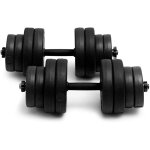 Haltères pour musculation 2 en 1 disques poids ajustable 30kg poignée confortable, pour fitness musculation ... Haltères pour musculation 2 en 1 disques poids ajustable 30kg poignée confortable, pour fitness musculation ...