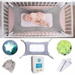 Hamac b�b� pour lit, chaise, lit � dos + lampe de nuit us stars