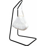 Hamac bébé avec support - 160cm pied balancelle - berceau à ressort avec matelas Hamac bébé avec support - 160cm pied balancelle - berceau à ressort avec matelas