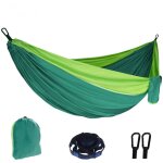 Hamac de camping d'extrieur - hamac parachute portable super lger avec deux sangles d'arbre - en nylon ...