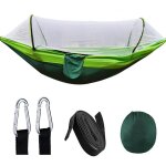 Hamac de camping avec filet en taffetas de nylon 210t, tente hamac à ouverture rapide automatique pour ... Hamac de camping avec filet en taffetas de nylon 210t, tente hamac à ouverture rapide automatique pour ...