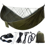 Hamac de camping avec moustiquaire, hamac d'ext�rieur 2 personnes, 300 kg capacit� de charge hamac, ultra ...
