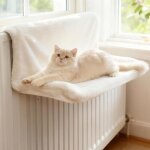 Hamac pour chat, confortable hamac chat radiateur, facile � nettoyer blanc lit radiateur pour c - hat, ...