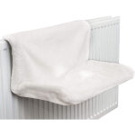 Hamac pour chat, confortable hamac chat radiateur, facile � nettoyer blanc lit radiateur, laine d'agneau ...