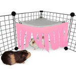 Hamac color� pour petits animaux (hamster, lapin, cochon d?inde), cachette nid douillet