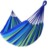 Hamac double 2 places / personnes - toile 190x150cm, longueur totale 260cm, charge 250kg - pour jardin ...