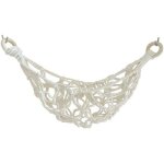 Hamac de fruits de 22 pouces avec 2 crochets � vis coton tiss� � la main pour �conomiser de l'espace ...