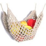 Hamac pour fruits et l�gumes, hamac � fruits suspendu, fait � la main en , gain de place, d�coration ...