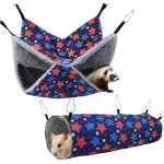Hamac pour furet, rat, cochon d'inde, jouets doux pour hamster, tunnels et tubes suspendus, cachette, ...