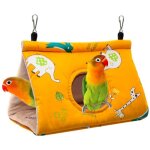 Hamac oiseau hiver chaud nid - d'oiseau maison cage de cave suspendue cabane douillette hamac en peluche ...