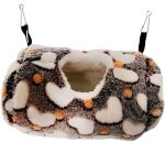 Hamac pour petits animaux, sac de couchage chaud en coton pour rats, hamsters, gerbilles, �cureuils et ...