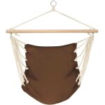Hamac pliable marron vidaxl