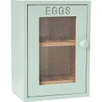 Hamea home - armoire � oeufs en bois verte - egg cabinet boite � oeuf en bois jusqu'� 12 oeufs - eviter ...