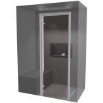 Desineo - 150 x 90 - hammam kit de construction cabine de douche premium à carreler avec générateur vapeur ... Desineo - 150 x 90 - hammam kit de construction cabine de douche premium à carreler avec générateur vapeur ...