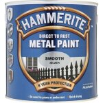 Hammerite smooth finish peinture m�tal argent�e 750 ml
