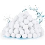 Hanbing - 1400g boules filtrantes pour piscine balle filtrante pour piscine extrieur filtre  fibres ...