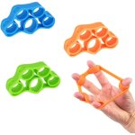 Hand grip strengthener?6 pack?, forearm exerciser hand strengthener finger extensor bands for muscle ...