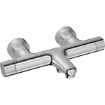 Hansa - prisma - mitigeur thermostatique de baignoire, acier bross� 5810230180